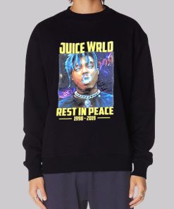 Rest in Peace Juice Wrld Graphic Hoodie