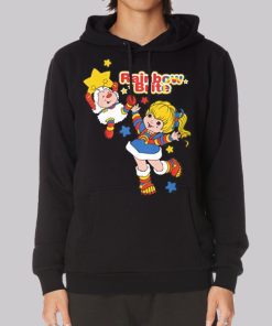 Retro 80s Baby Rainbow Brite Hoodie Retro 80s Baby Rainbow Brite Hoodie