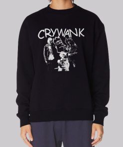 Retro Faux Punk Crywank Hoodie 2