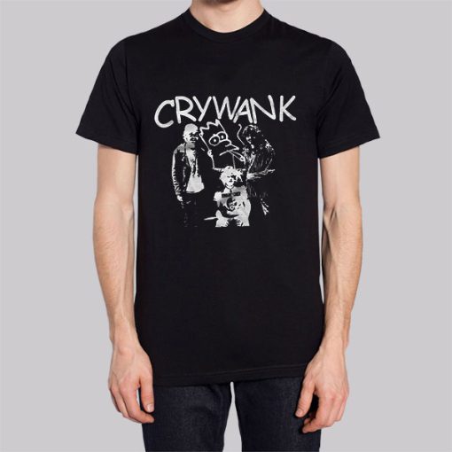 Retro Faux Punk Crywank Hoodie