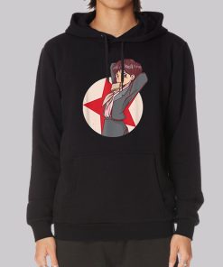 Retro Girl Socialist Communist Anime Hoodie Retro Girl Socialist Communist Anime Hoodie