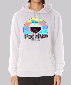 Retro Graphic Pot Head Coffee Hoodie Retro Graphic Pot Head Coffee Hoodie
