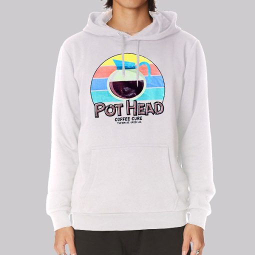 Retro Graphic Pot Head Coffee Hoodie