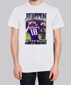 Retro Minnesota Vikings Justin Jefferson Hoodie 2 Retro Minnesota Vikings Justin Jefferson Hoodie 3