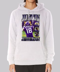 Retro Minnesota Vikings Justin Jefferson Hoodie 3 Retro Minnesota Vikings Justin Jefferson Hoodie 4