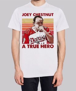 Retro a True Hero Joey Chestnut Hoodie 2 Retro a True Hero Joey Chestnut Hoodie 3