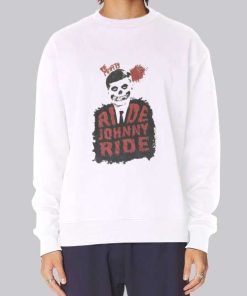 Ride Johnny Ride Vintage Misfits Hoodie