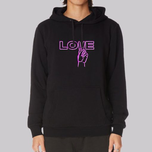 Riley Hubatka Merch Love Peace Hoodie