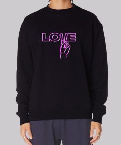 Riley Hubatka Merch Love Peace Hoodie