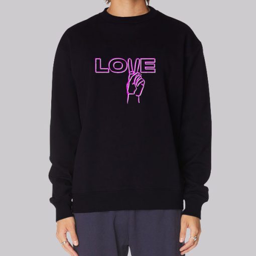 Riley Hubatka Merch Love Peace Hoodie