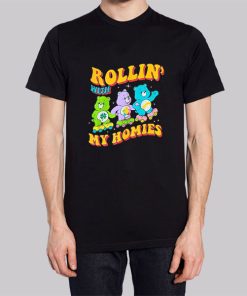 Rollin with My Homies Care Bears Graphic Hoodie 3