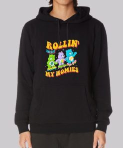 Rollin with My Homies Care Bears Graphic Hoodie 4