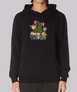 Rugrats Christmas Tree Movie Characters Hoodie Rugrats Christmas Tree Movie Characters Hoodie