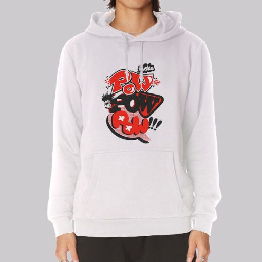 Rusko Merch Pow Pow Pow Hoodie