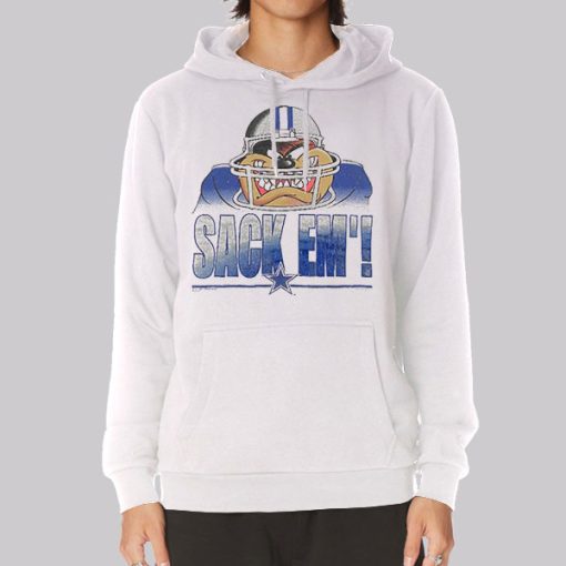 Sack Em’ 1996 Vintage Dallas Cowboys Hoodie