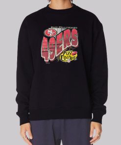 San Francisco Football Vintage 49ers Hoodie
