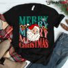 Santa Sunglasses Funny Santa Christmas Santa Shades Shirt