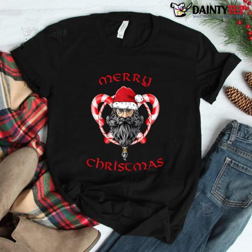 Santa Viking Christmas Santa Claus Shirt