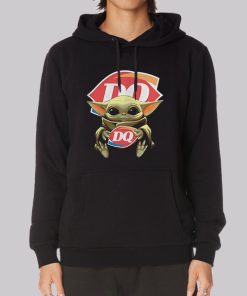 Sassy Classy Baby Yoda Hug Dairy Queen Hoodie Sassy Classy Baby Yoda Hug Dairy Queen Hoodie