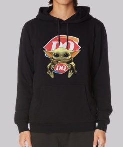 Sassy Classy Baby Yoda Hug Dairy Queen Hoodie 3 Sassy Classy Baby Yoda Hug Dairy Queen Hoodie 4