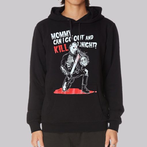 Scary Jason Voorhees Knife Hoodie