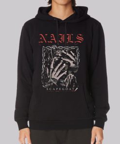 Scary Scapegoat Death Nails Hoodie Scary Scapegoat Death Nails Hoodie