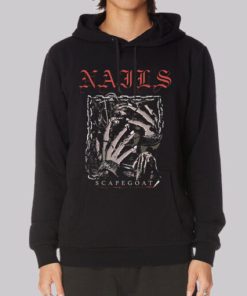 Scary Scapegoat Death Nails Hoodie 3 Scary Scapegoat Death Nails Hoodie 4