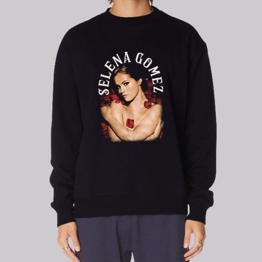 Selena Gomez Roses Mugshot Hoodie