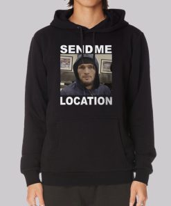 Send Location Khabib Hoodie Send Location Khabib Hoodie