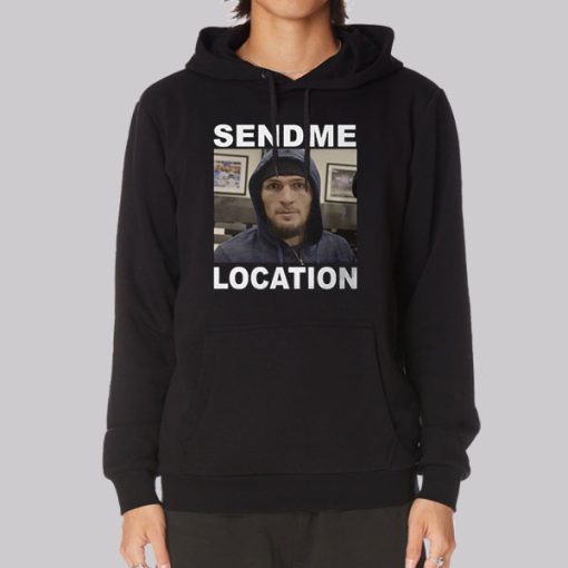 Send Location Khabib Hoodie