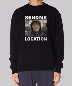 Send Location Khabib Hoodie