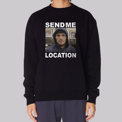 Send Location Khabib Hoodie