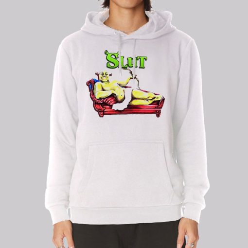 Sexy Pose Funny Slut Shrek Hoodie