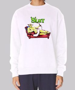 Sexy Pose Funny Slut Shrek Hoodie