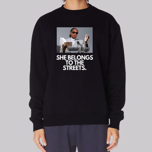 She Belongs to the Streets Memes Hoodie