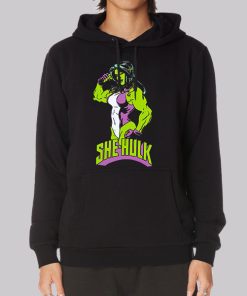 She Hulk Comic Movie Vintage Hoodie