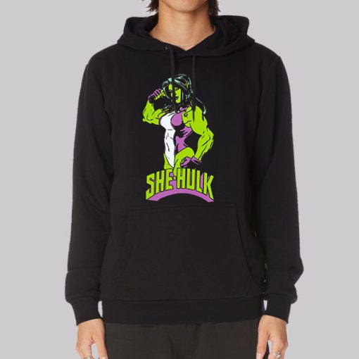 She Hulk Comic Movie Vintage Hoodie