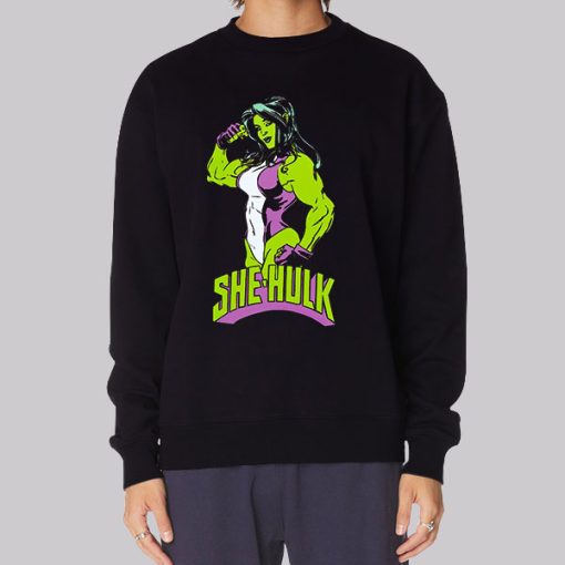 She Hulk Comic Movie Vintage Hoodie