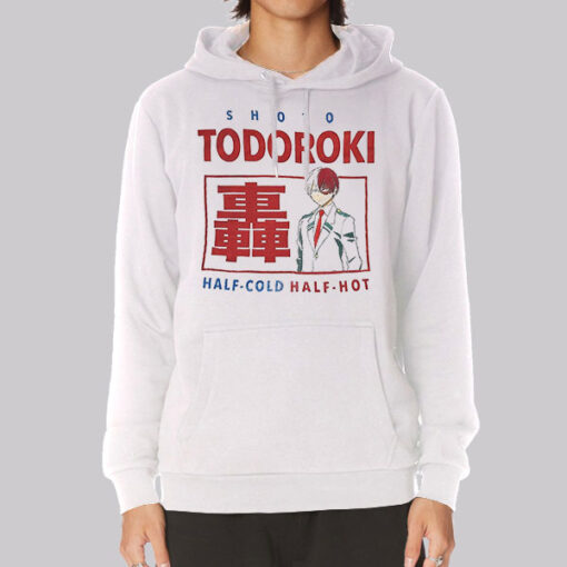 Shoto Todoroki Half Cold Half Hot Hoodie Shoto Todoroki Half Cold Half Hot Hoodie