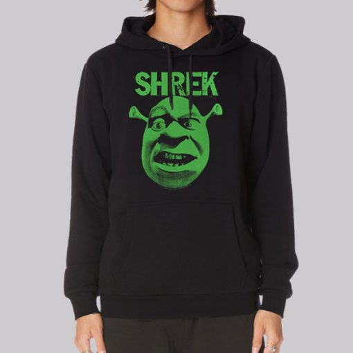 Shrek Funny Face Eyebrow Raised Hoodie