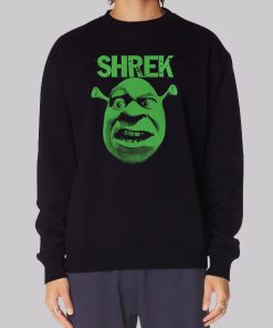 Shrek Funny Face Eyebrow Raised Hoodie