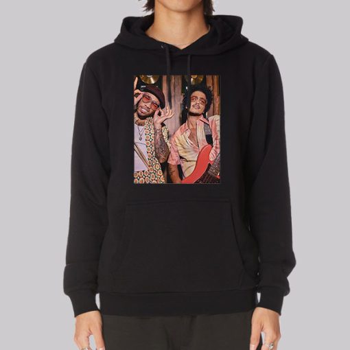 Silk Sonic Merch Bruno Mars Members Hoodie