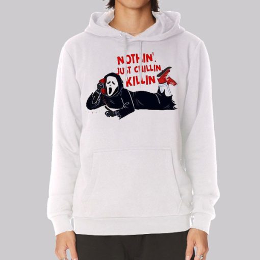 Skeleton Nothin Just Chillin Killin Hoodie