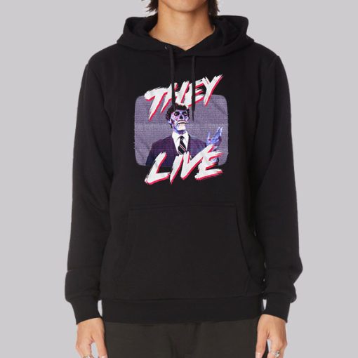 Skeleton They Live Hoodie