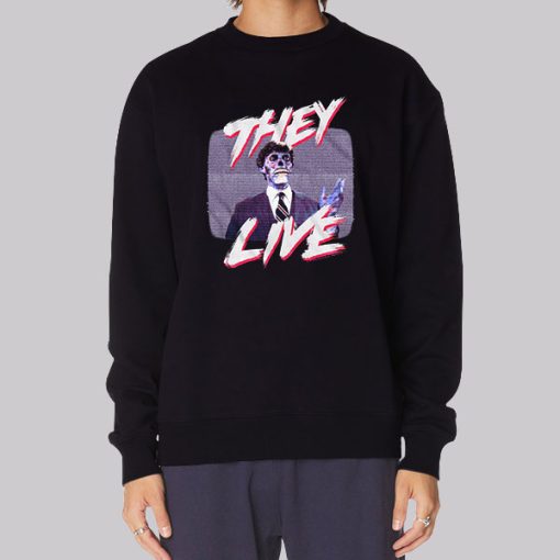 Skeleton They Live Hoodie