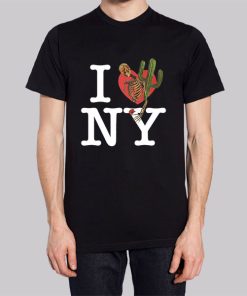 Skull Cactus I Love Ny Hoodie 2 Skull Cactus I Love Ny Hoodie 3