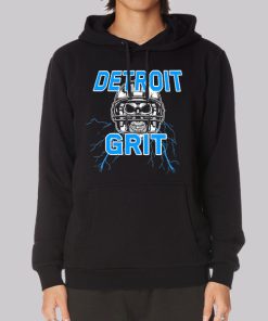Skull Detroit Lions 313 Hoodie
