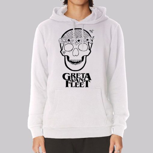 Skull Flowers Greta Van Fleet Hoodie