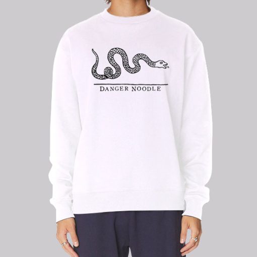 Snake Danger Noodle Meme Hoodie