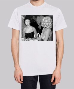 Sophia Loren Boobs Side Eye in Jayne Mansfield Hoodie 3